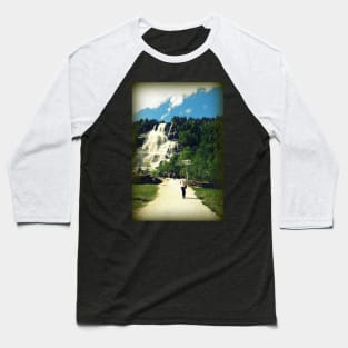 Visit to Tvindefossen Falls Baseball T-Shirt